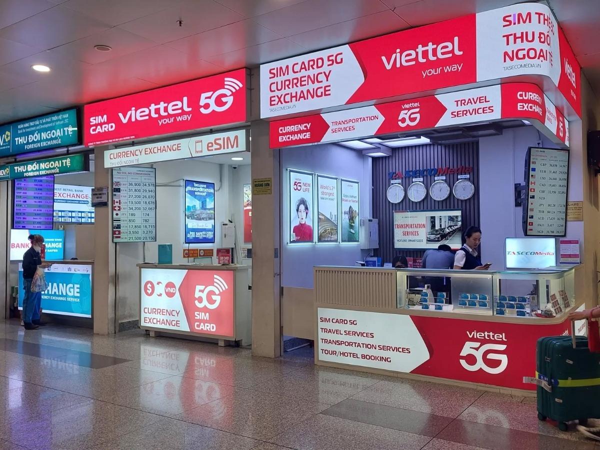 在內排國際機場購買 SIM 卡/eSIM 的區域。(來源:網路資料)