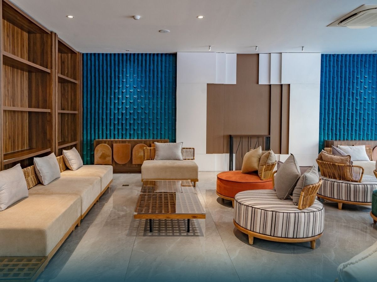 Almin Hotel ghi dấu ấn nhờ không gian thoáng đãng cùng tầm nhìn ấn tượng.