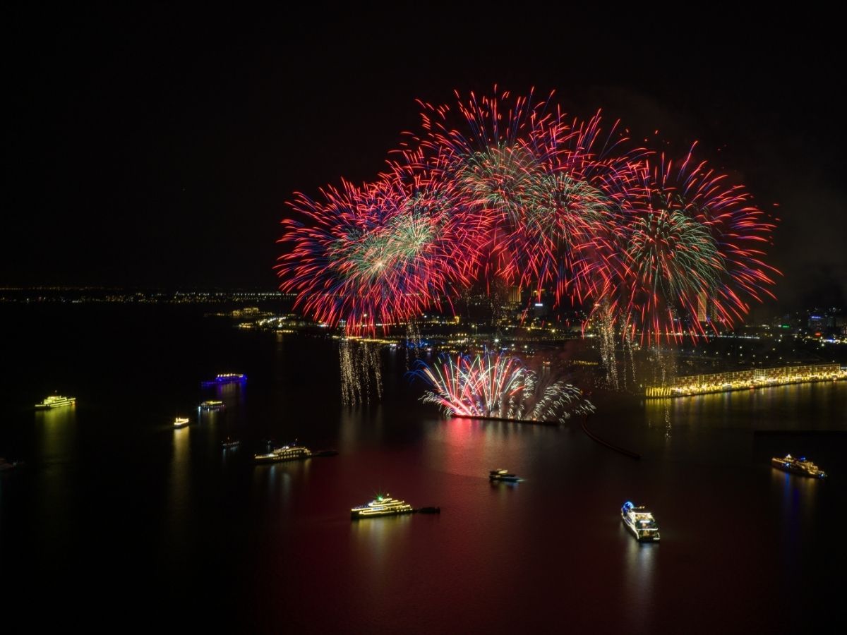 VUI-Fest Ha Long features prominent check-in spots in Bai Chay that are popular with young tourists and international visitors as part of a Ha Long 2 days 1 night itinerary.