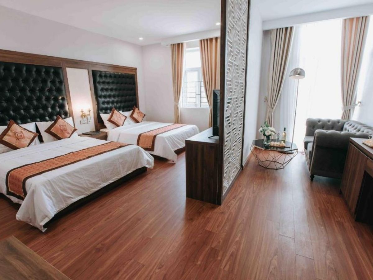 Golden Cô Tô Hotel là lựa chọn được nhiều du khách ưu tiên nhờ vị trí trung tâm cùng dịch vụ chất lượng.