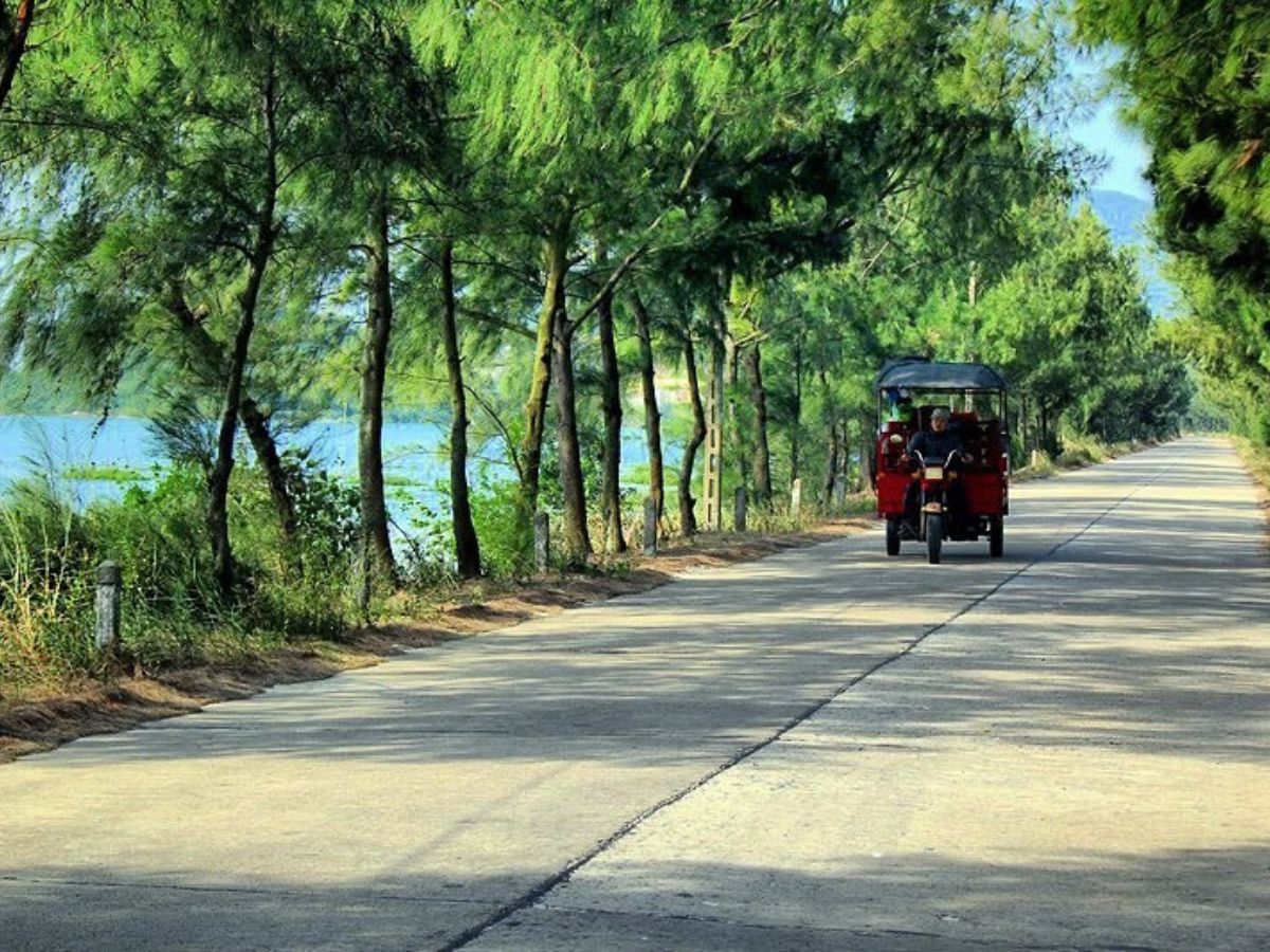 Mùa hè là thời điểm khí hậu thuận lợi, cây cối xanh mát tạo nên cảnh quanh đẹp.