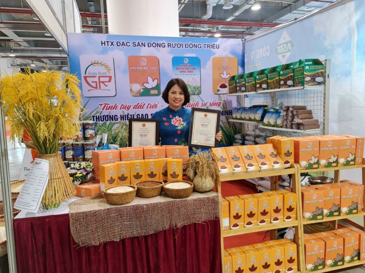 Mua đặc sản Đông Triều về làm quà tại các cửa hàng OCOP.