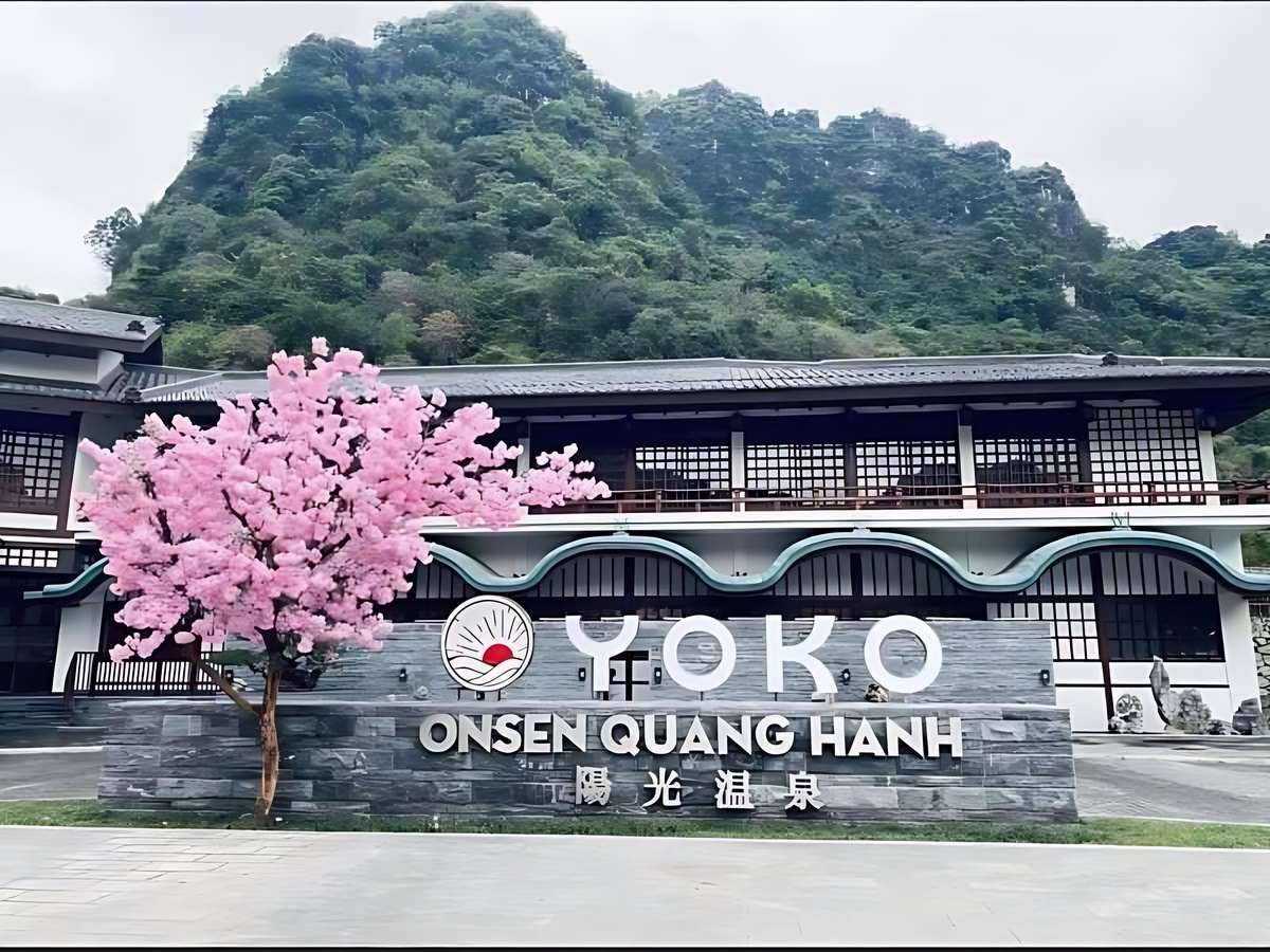 Yoko Onsen Quang Hanh với không gian tắm khoáng nóng phong cách Nhật Bản