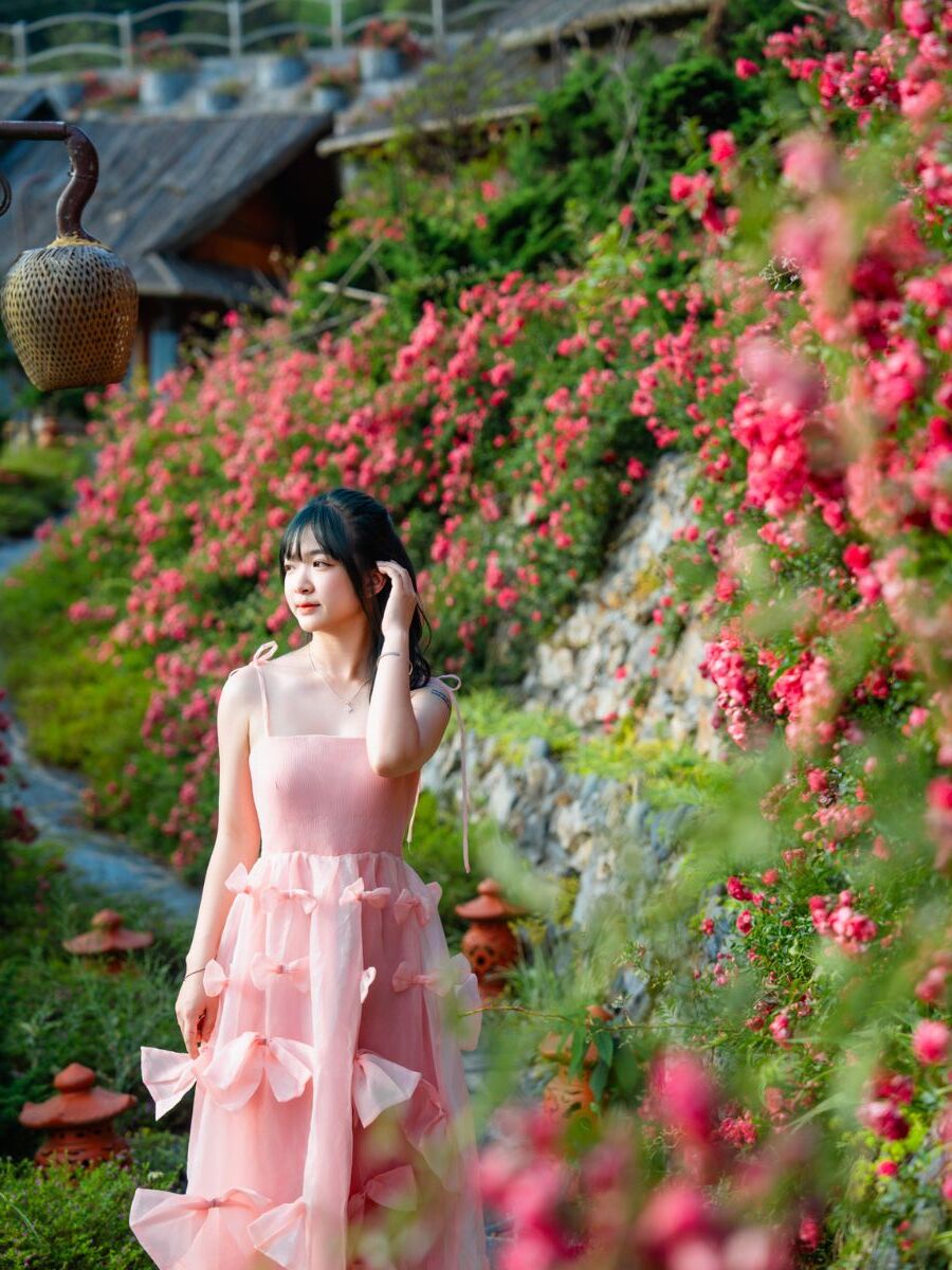 Hóa thân thành công chúa tại khu sinh thái - cụm du lịch Cổng trời Sapa