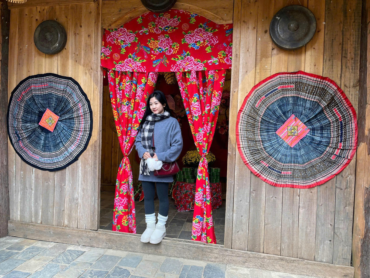 Họa tiết thổ cẩm đặc sắc của người H’Mông.