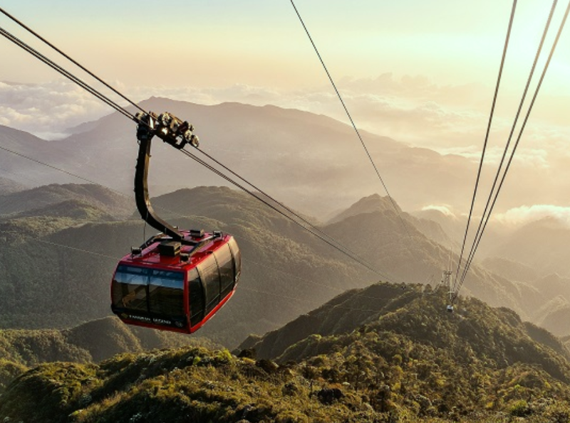 Tuyến cáp treo Sun World Fansipan hiện đang nắm giữ hai kỷ lục thế giới.