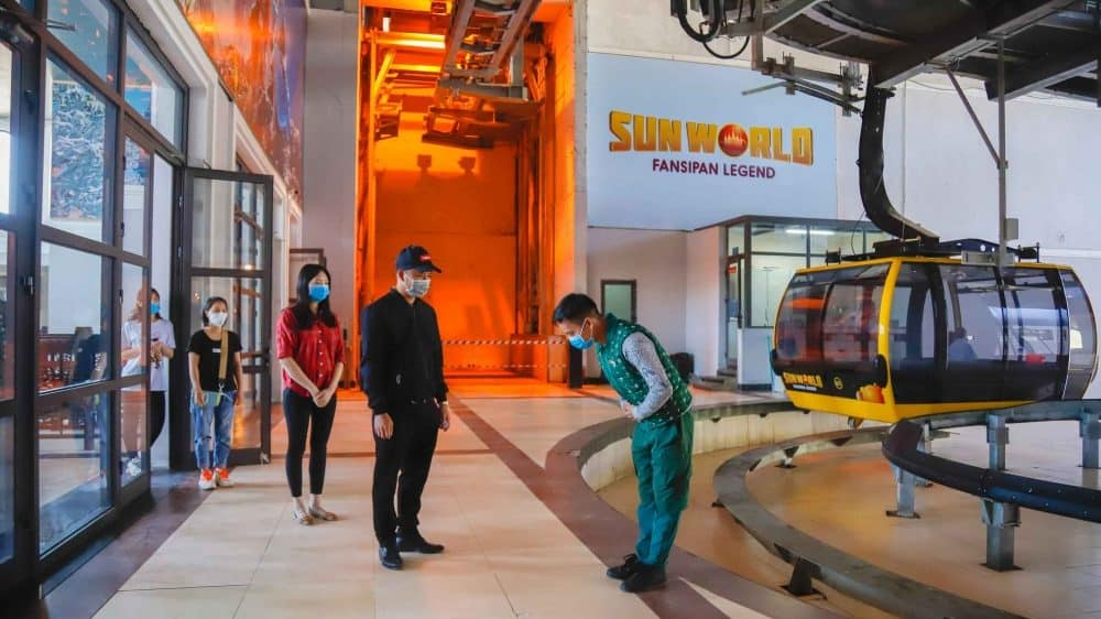 Ga Hoàng Liên là nơi khởi hành tuyến cáp treo Fansipan