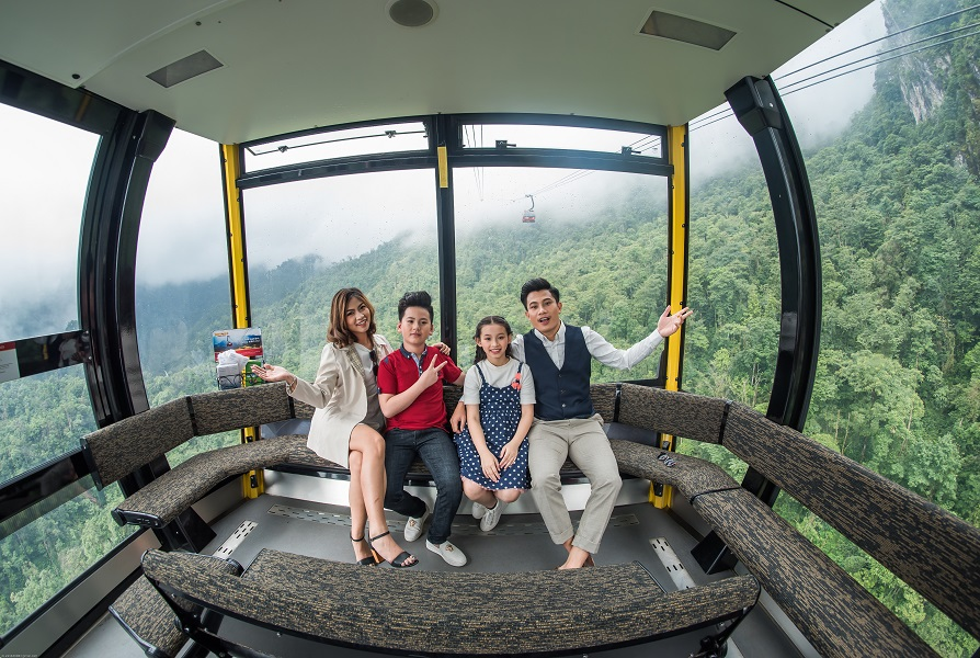 Cabin cáp treo là một trong những góc check in không thể bỏ lỡ khi tới Fansipan