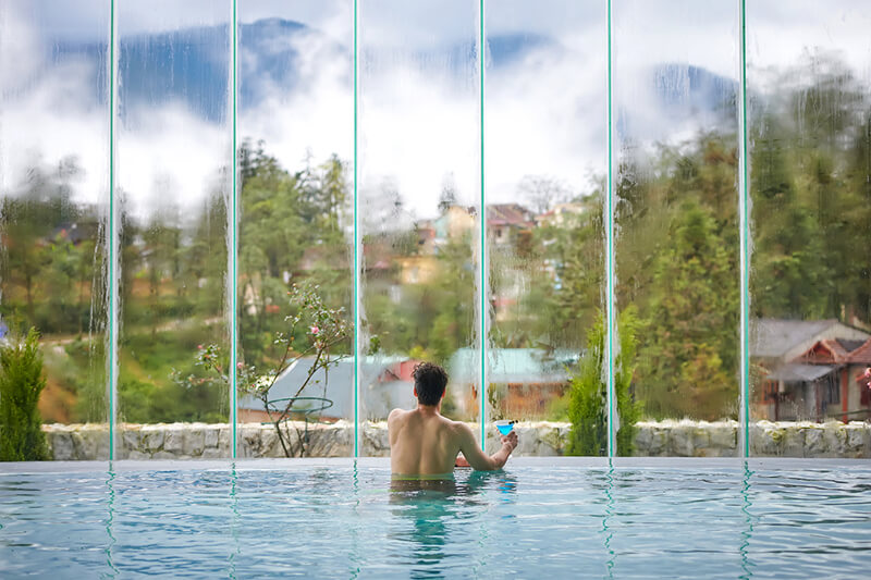 Silk Path Grand Sapa Resort & Spa là một trong những resort Sa Pa có hồ bơi nước nóng được yêu thích nhất.