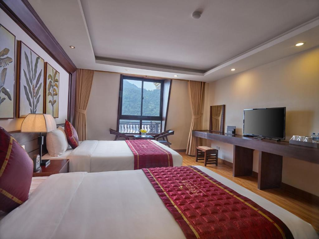 Freesia Hotel Sapa có 86 phòng nghỉ, mỗi phòng đều được thiết kế theo phong cách hiện đại.