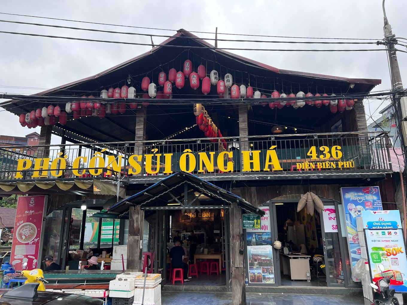 Cốn sủi Ông Há là quán ăn nổi tiếng tại trung tâm Sa Pa
