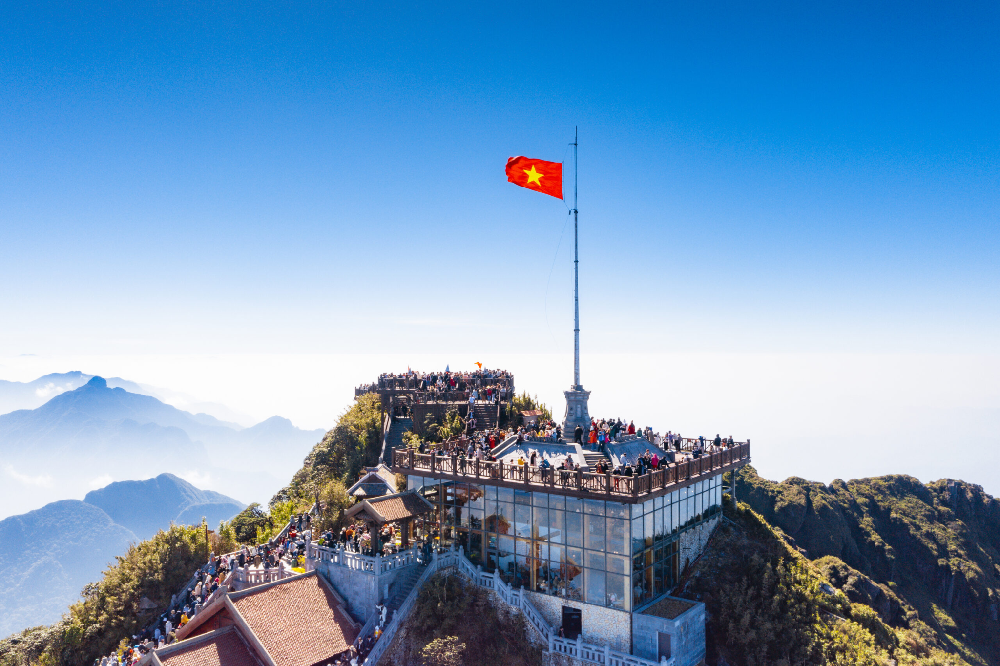 Fansipan is the highest mountain in Indochina