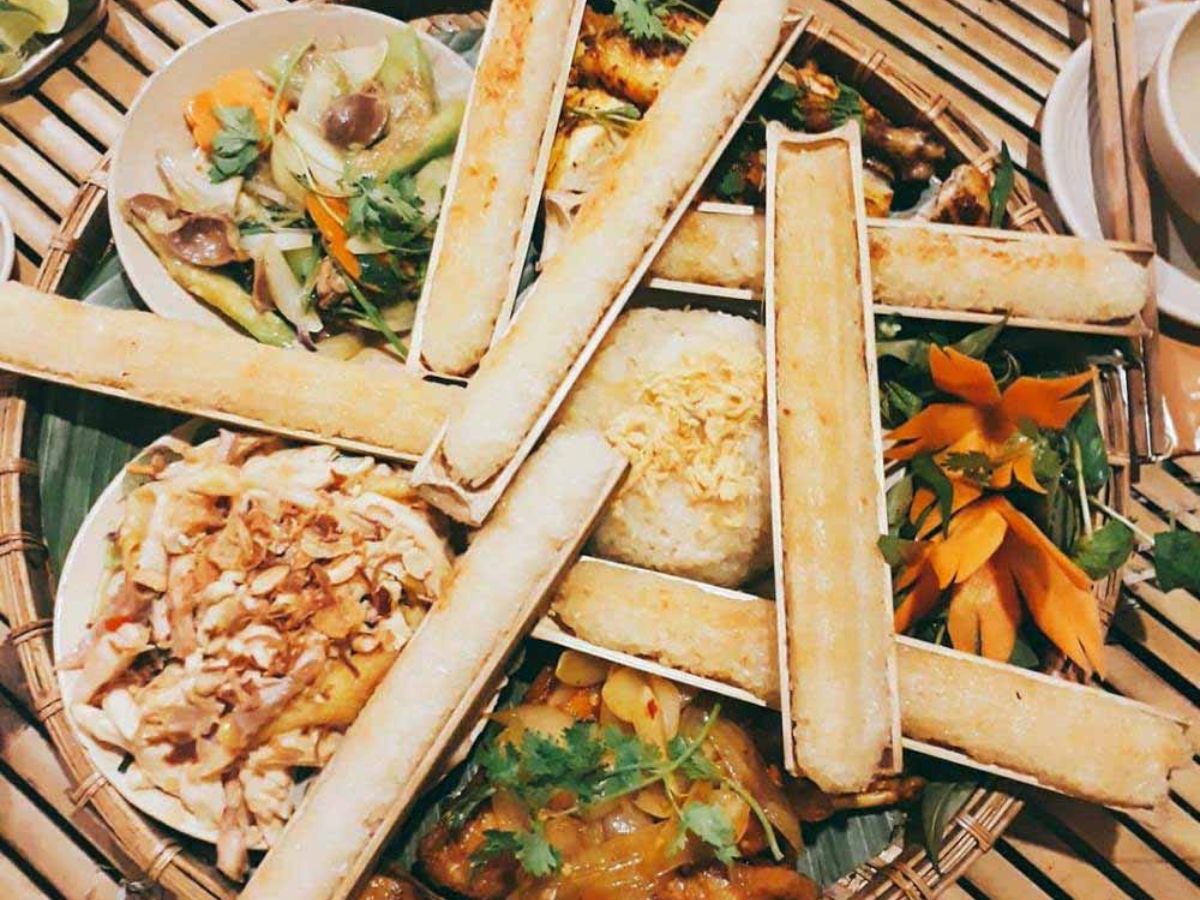Nếp nương dẻo thơm tạo nên hương vị đặc trưng.