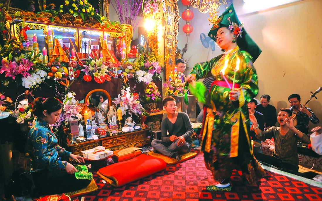 Văn hoá hầu đồng đã trở thành di sản văn hoá đặc sắc tại Việt Nam.