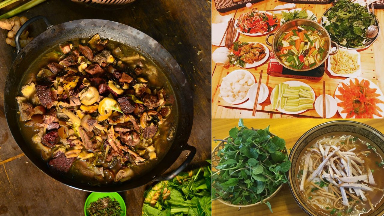 Món ăn ở Sa Pa mang đậm bản sắc địa phương.