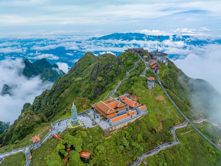 Sacred spiritual complex on the summit of Fansipan