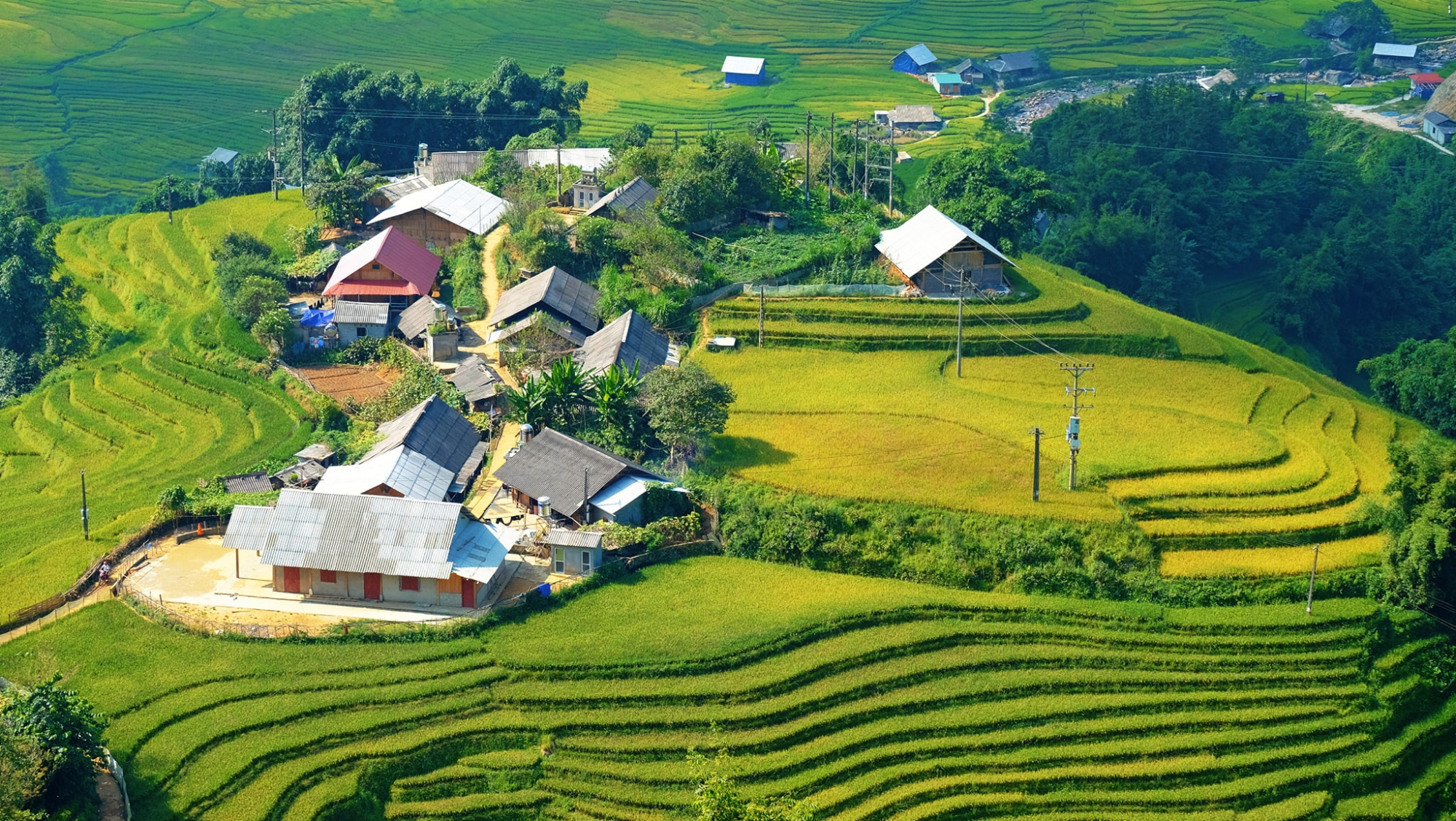 The natural scenery in Sa Pa in August