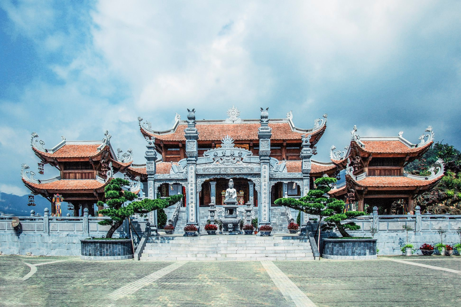 Kiến trúc độc đáo của Bảo An Thiền Tự.
