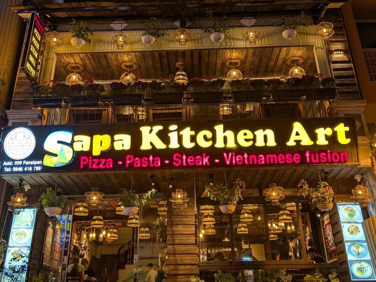 Sa Pa Kitchen Art Restaurant là điểm hẹn ẩm thực cao cấp. (Nguồn: Sưu tầm)