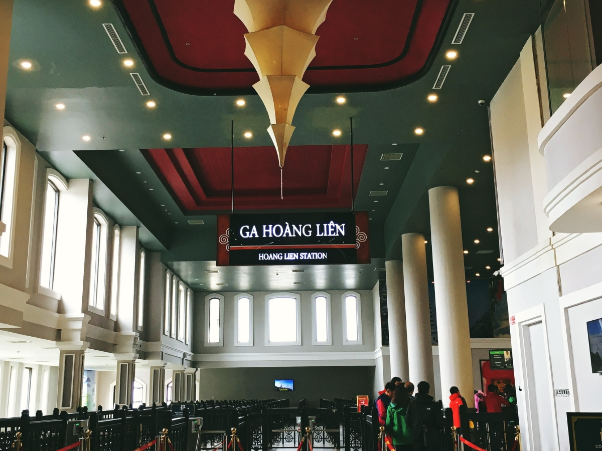 Ga Hoàng Liên là ga đi cáp treo Fansipan