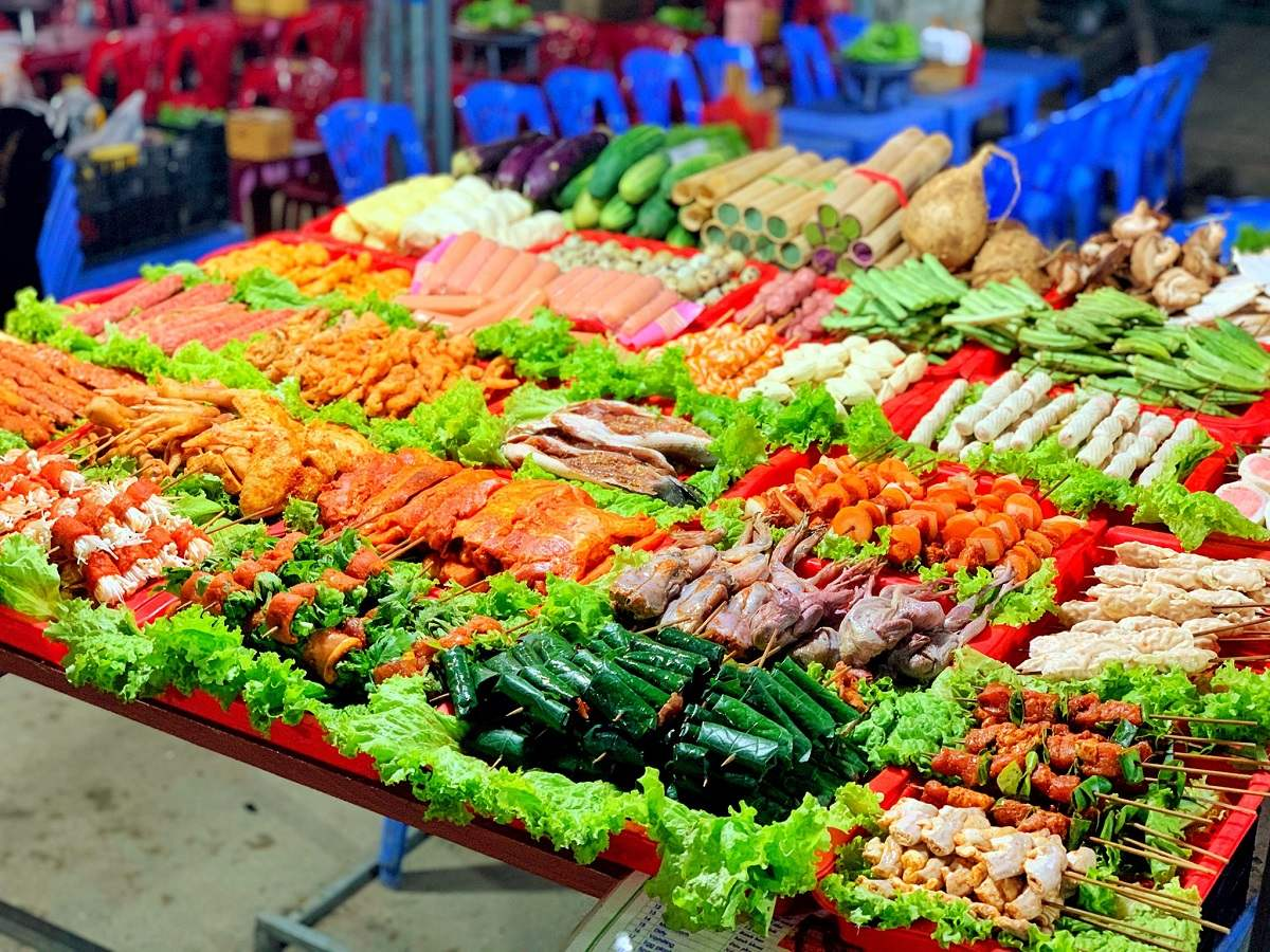 Visitors should try a variety of food options when visiting the night market