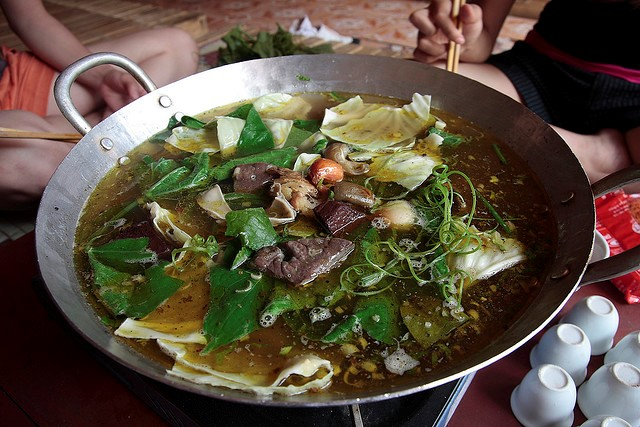 Thang Co is a unique dish that impresses many foreign tourists
