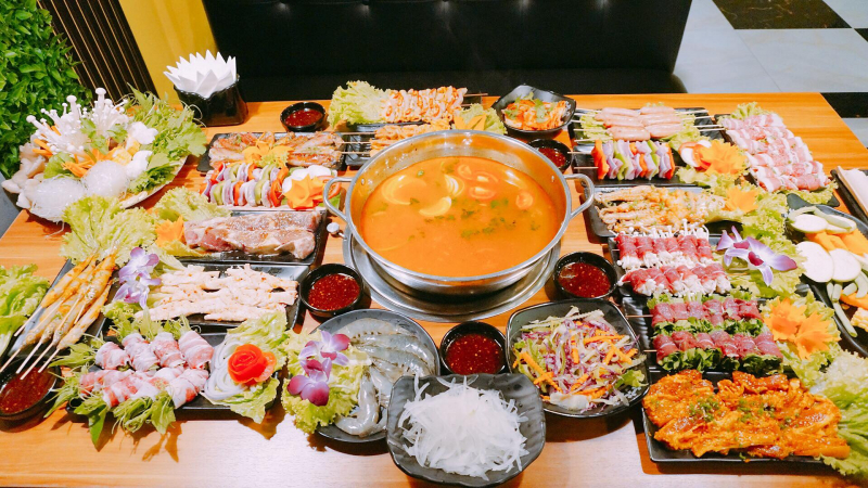 A steaming hot dinner featuring local cuisine is a perfect experience for couples