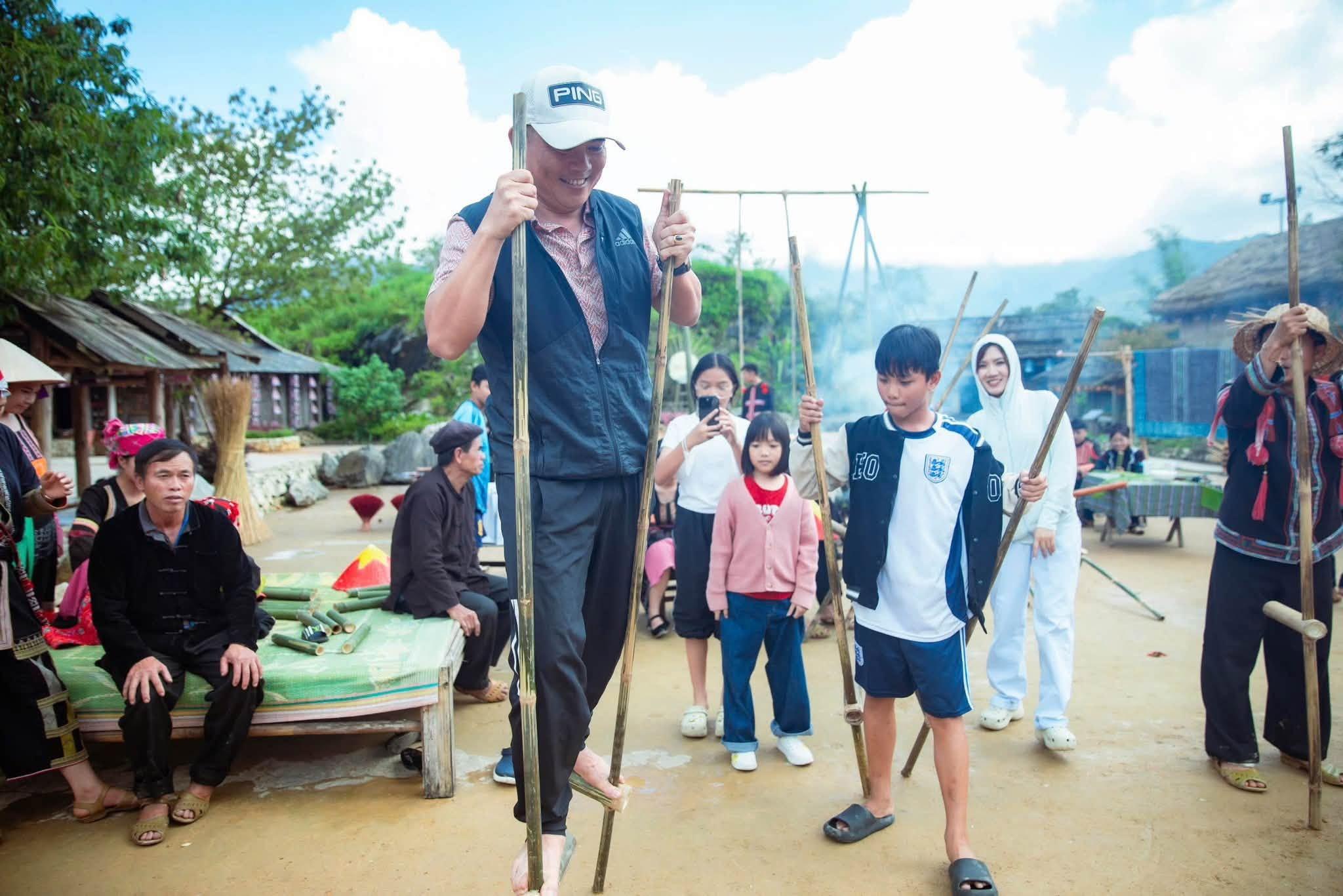 Visitors enjoy the experience at May Village