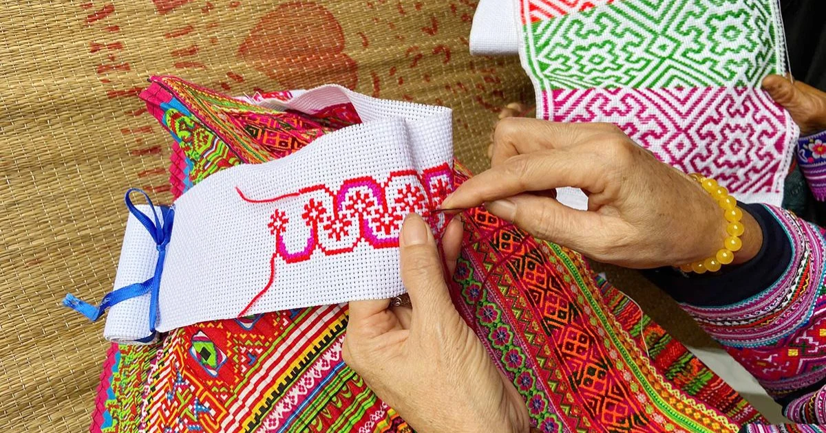 The Hmong people are renowned for their embroidery art