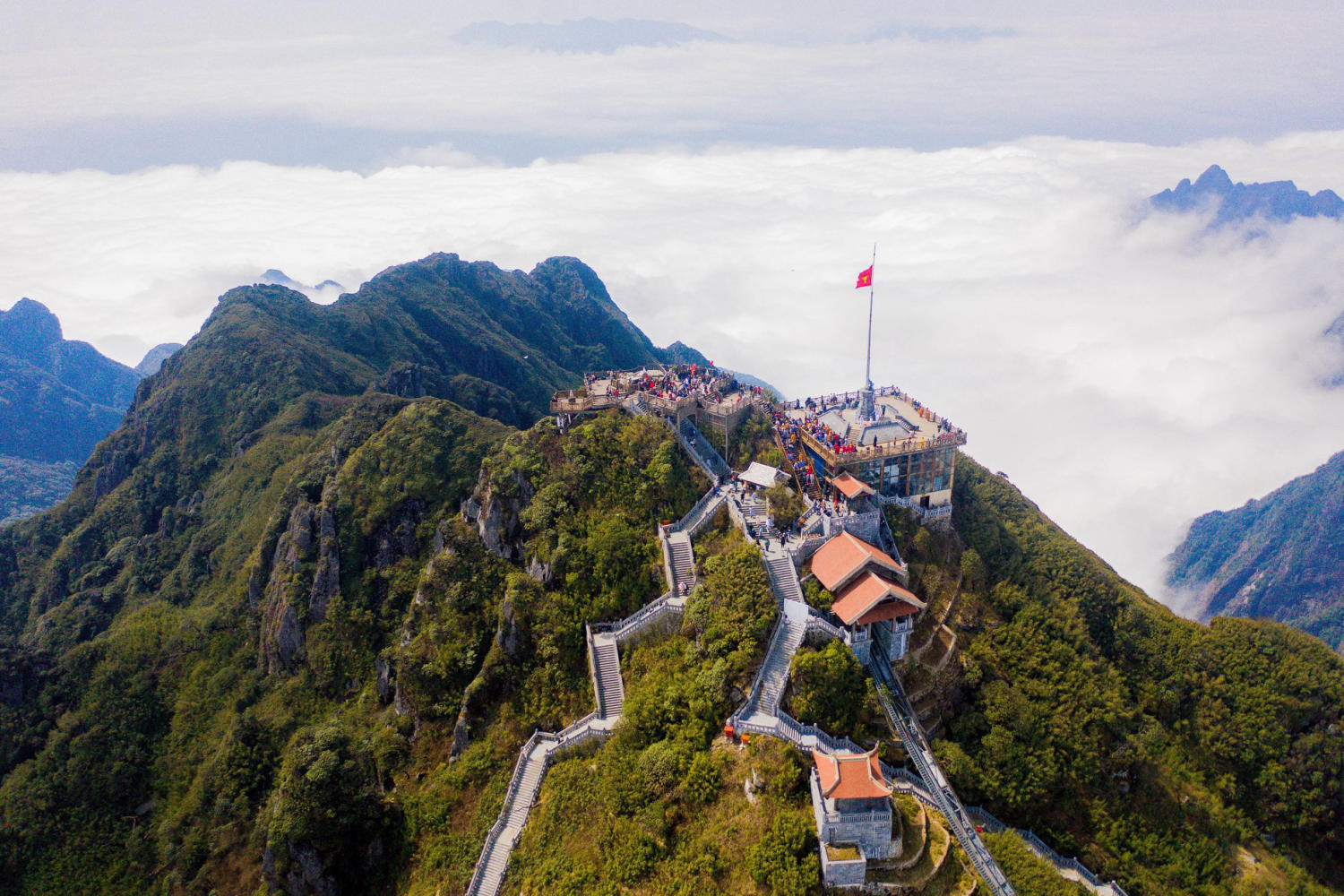 The spiritual complex at the summit of Fansipan