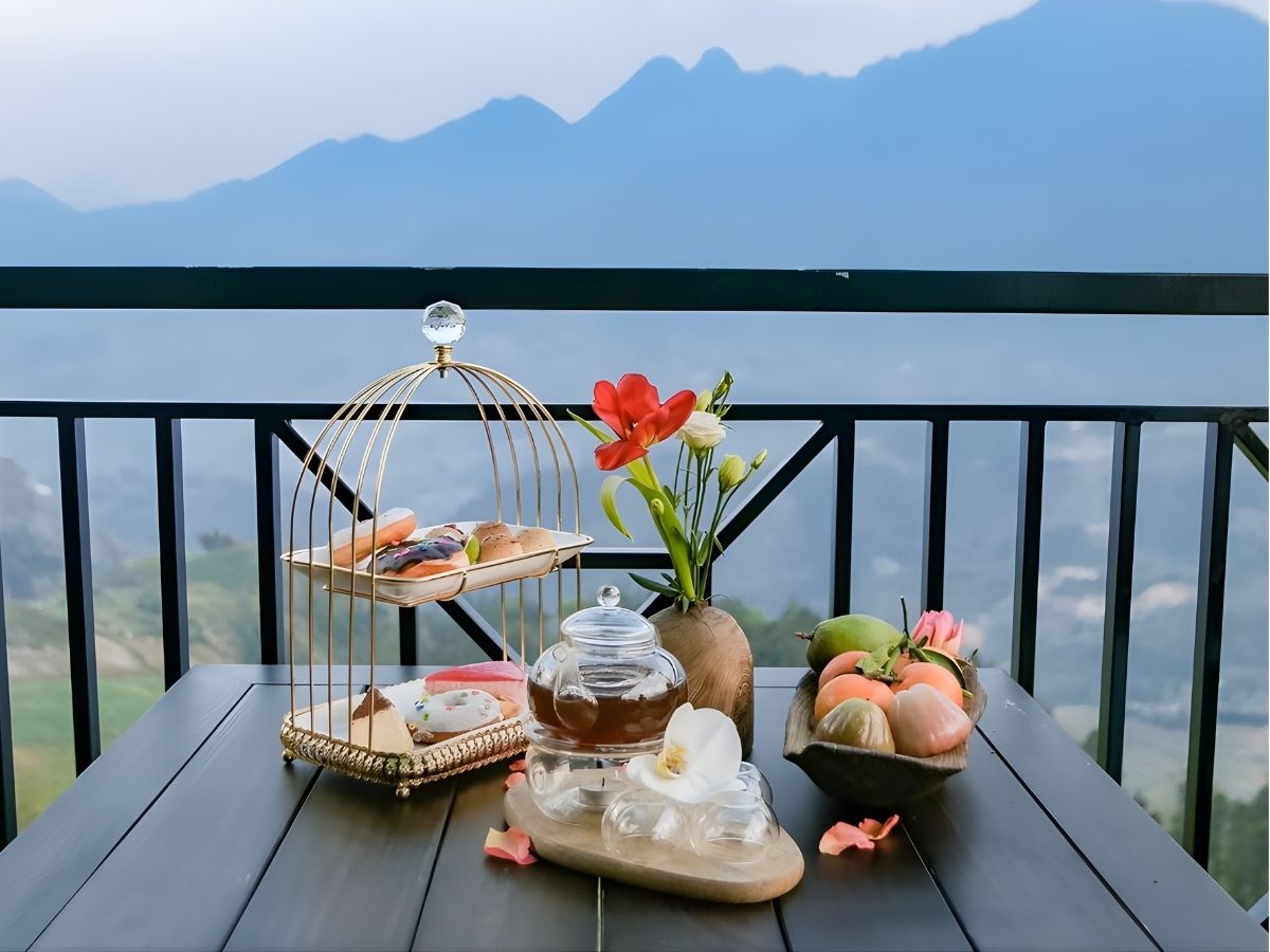 Tiêu chí được nhiều du khách quan tâm khi chọn quán cà phê tại Sa Pa là tầm nhìn. (Nguồn sưu tầm)