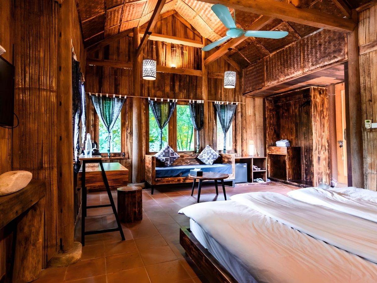 Riverside Ecolodge phục vụ nhiều món ăn đặc trưng của vùng núi Tây Bắc. (Nguồn sưu tầm)