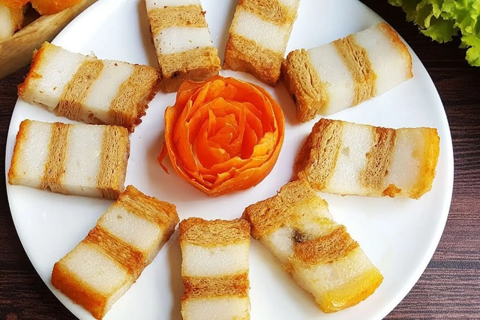 Heo quay chay thể hiện kỹ thuật “giả mặn” tài tình của ẩm thực chay Tây Ninh