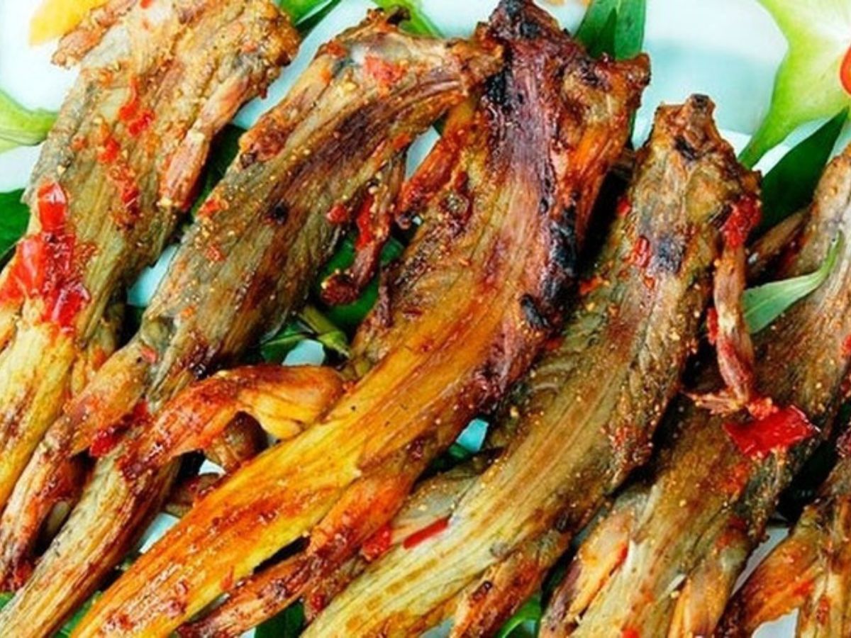 Đặc sản từ thằn lằn núi Tây Ninh được chế biến thành nhiều món ăn dân dã.