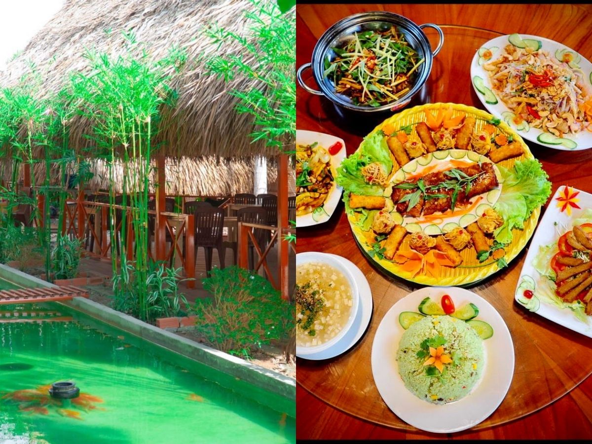 Nhà hàng với không gian xanh và ẩm thực bản địa được lòng du khách khi đến Tây Ninh.