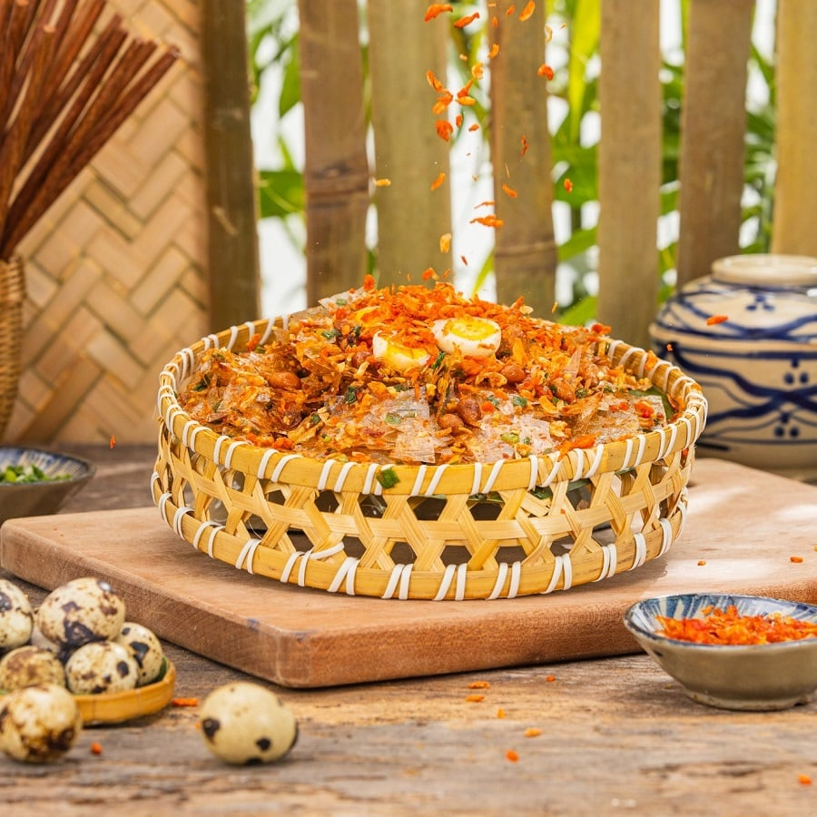 Hình ảnh một mẻ bánh tráng thơm ngon.