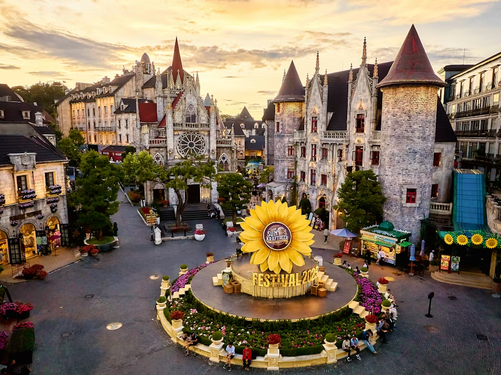 A European getaway in the heart of Ba Na Mountain