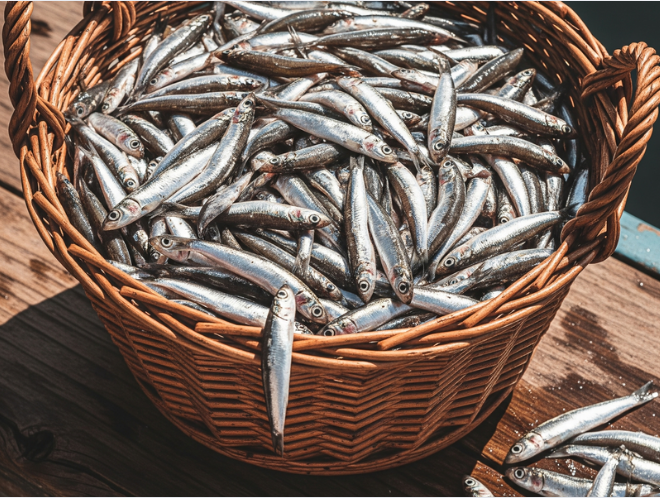 Cá cơm là một nguyên liệu không thể thiếu để chế biến nước mắm.