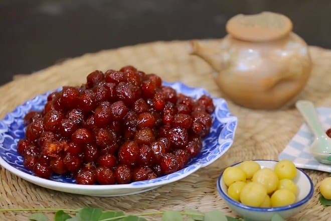 Jambolan plum jam is a popular snack of the people of Tay Ninh.