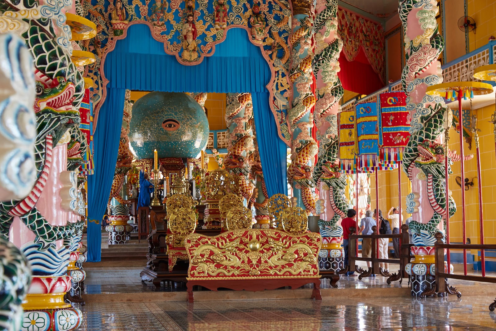 Tay Ninh Holy See is one of the most famous Cao Dai temples Vietnam