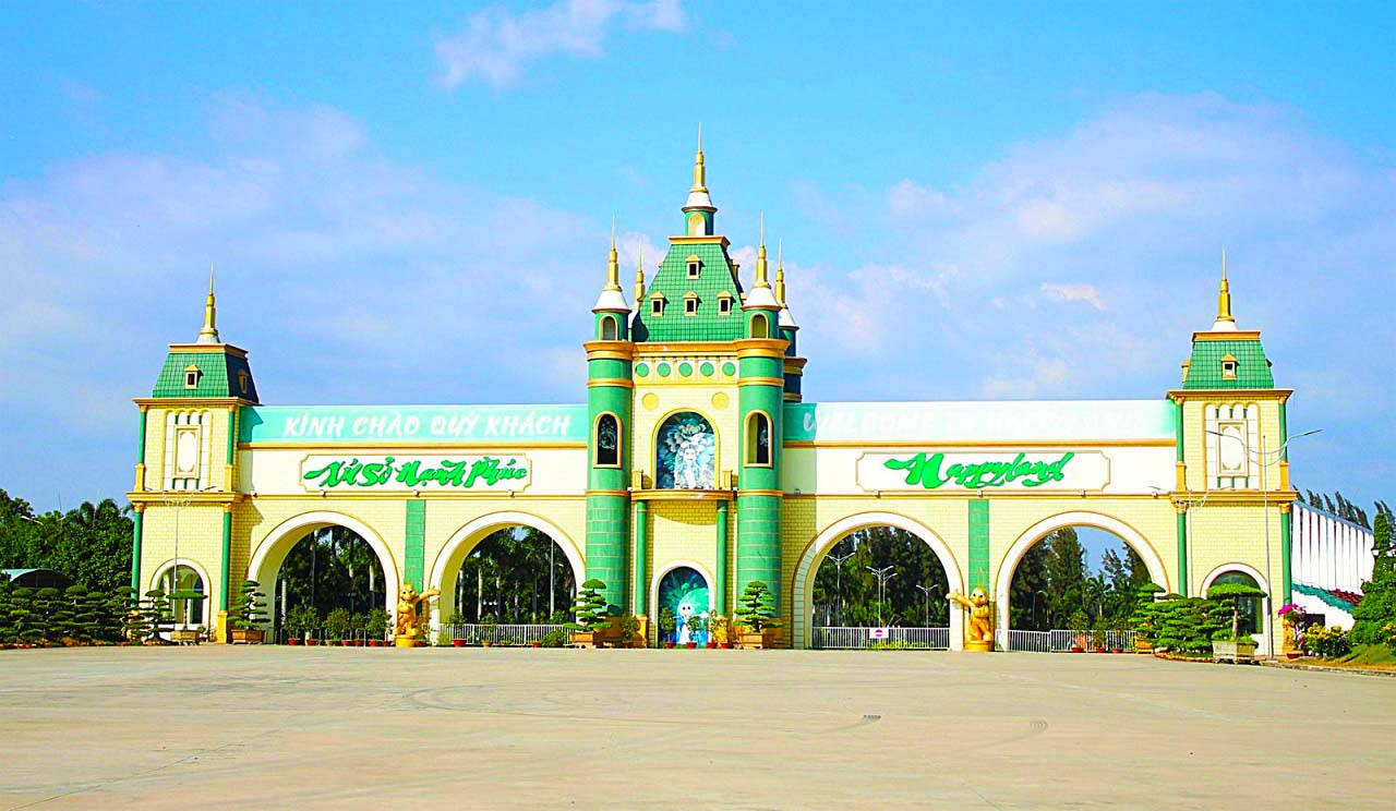 Happy Land là công trình vui chơi giải trí hiện đại của Long An (Tây Ninh).