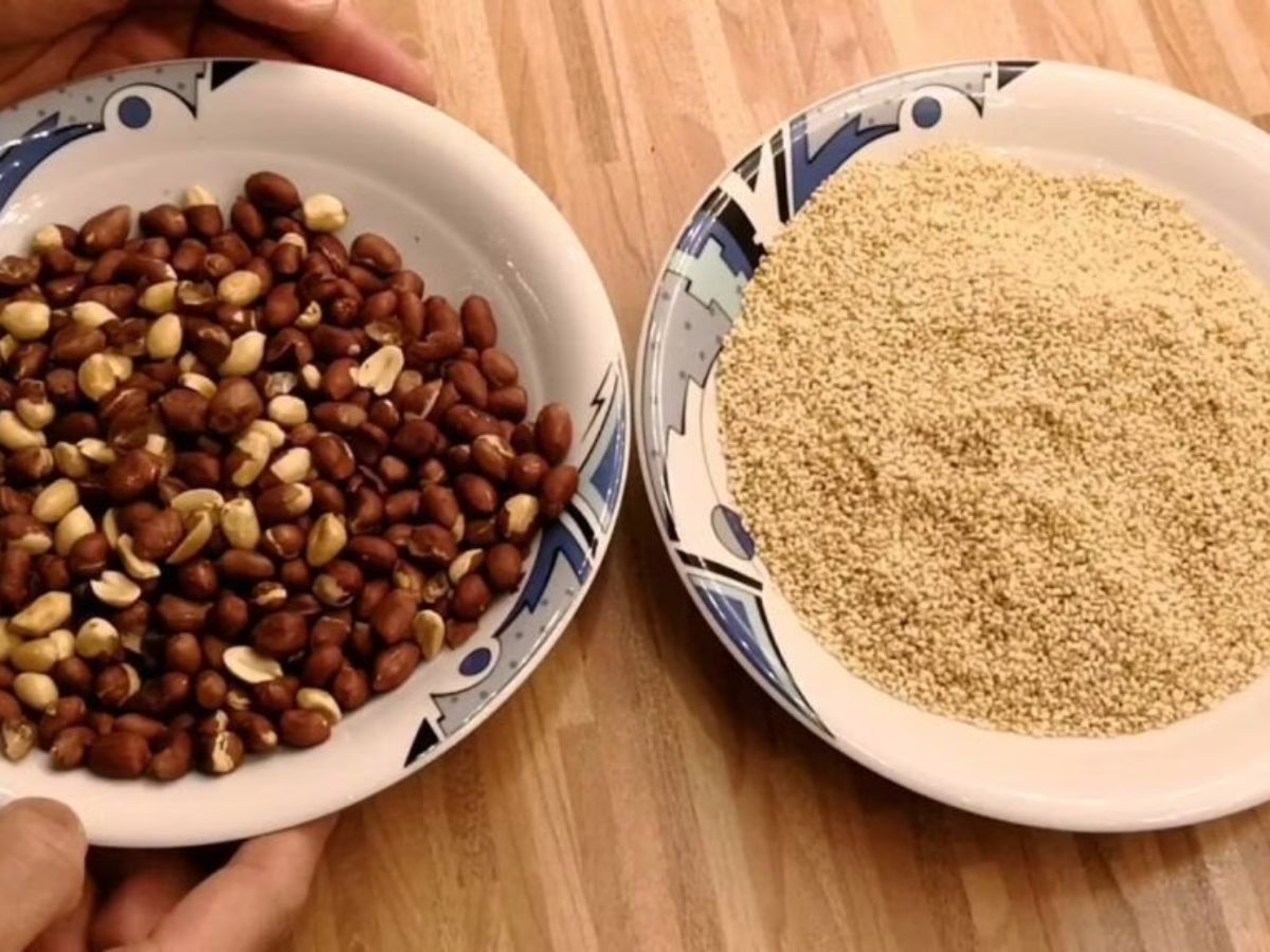 Nguyên liệu làm thèo lèo từ những nguyên liệu đơn giản của địa phương.