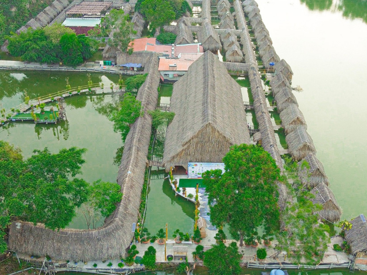 Khu sinh thái Long Trung thích hợp cho hoạt động nghỉ ngơi, ăn uống
