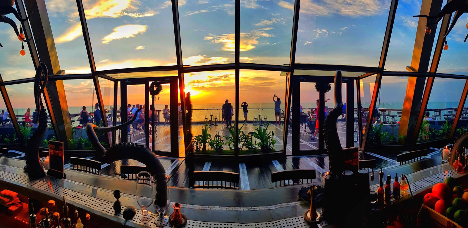 Enjoy the sunset view on Phu Quoc’s highest bar.