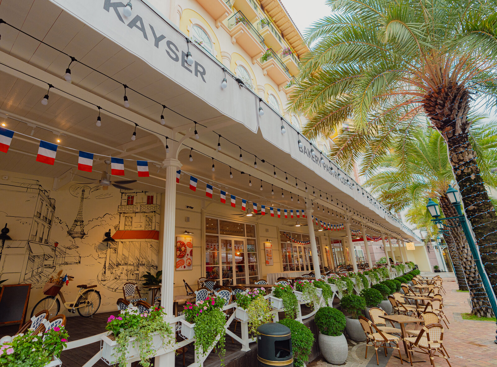 Savoring artisanal French flavors with a front-row seat to the horizon.