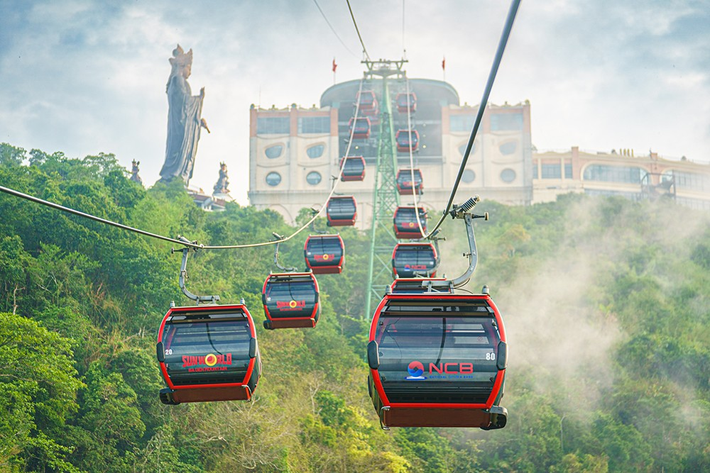 The Ba Den cable car is one of the most modern transport systems in Tay Ninh