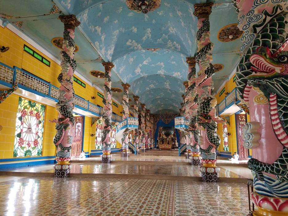 The Cao Dai Holy See is closely connected to the spiritual life of Tay Ninh residents.