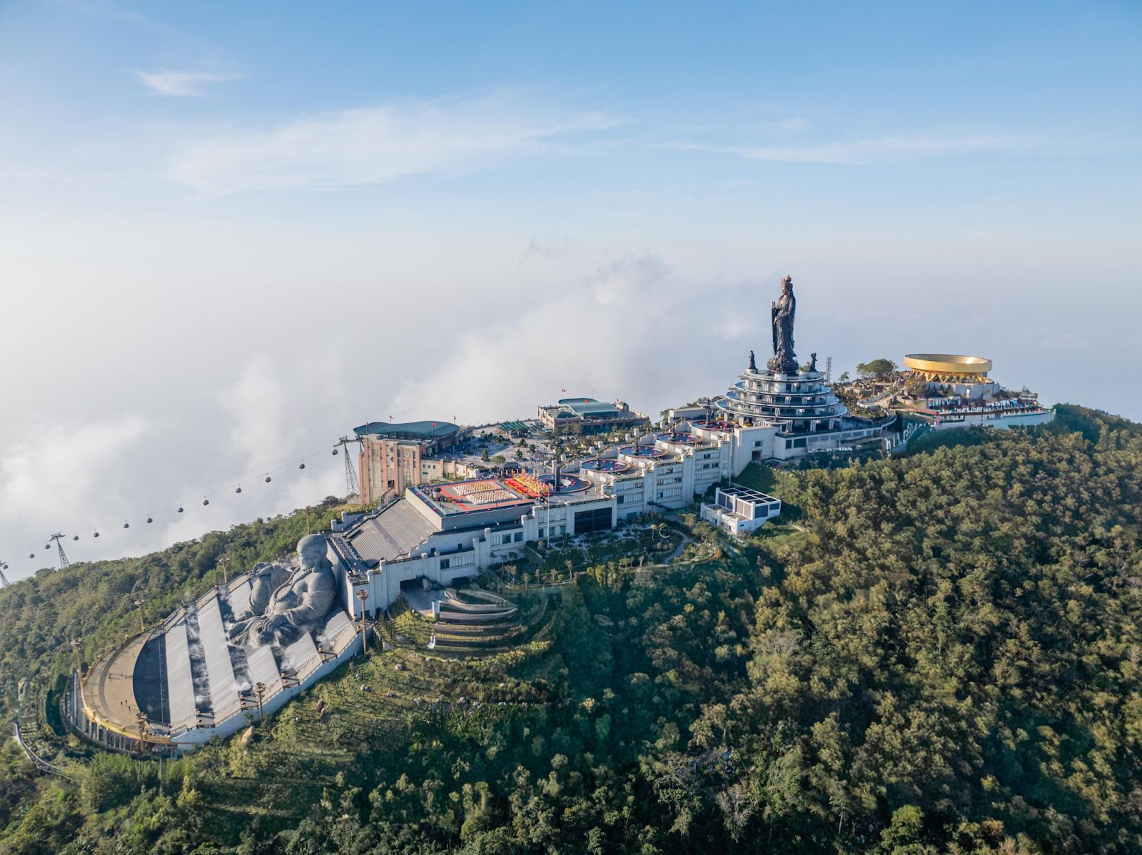 Ba Den Mountain is one of the famous tourist attractions in Tay Ninh