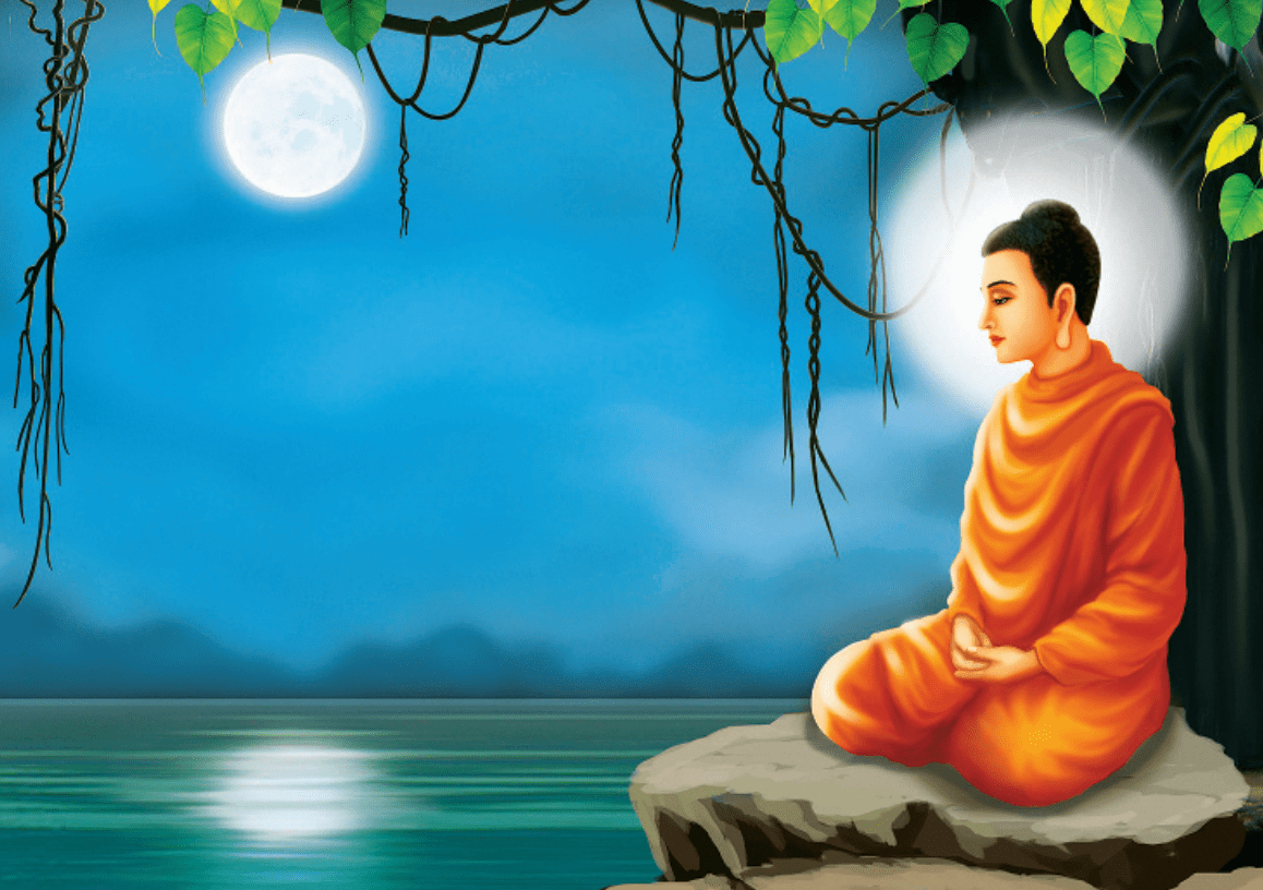 Những năm tu khổ hạnh và lựa chọn Trung Đạo. (Nguồn: Sưu tầm)