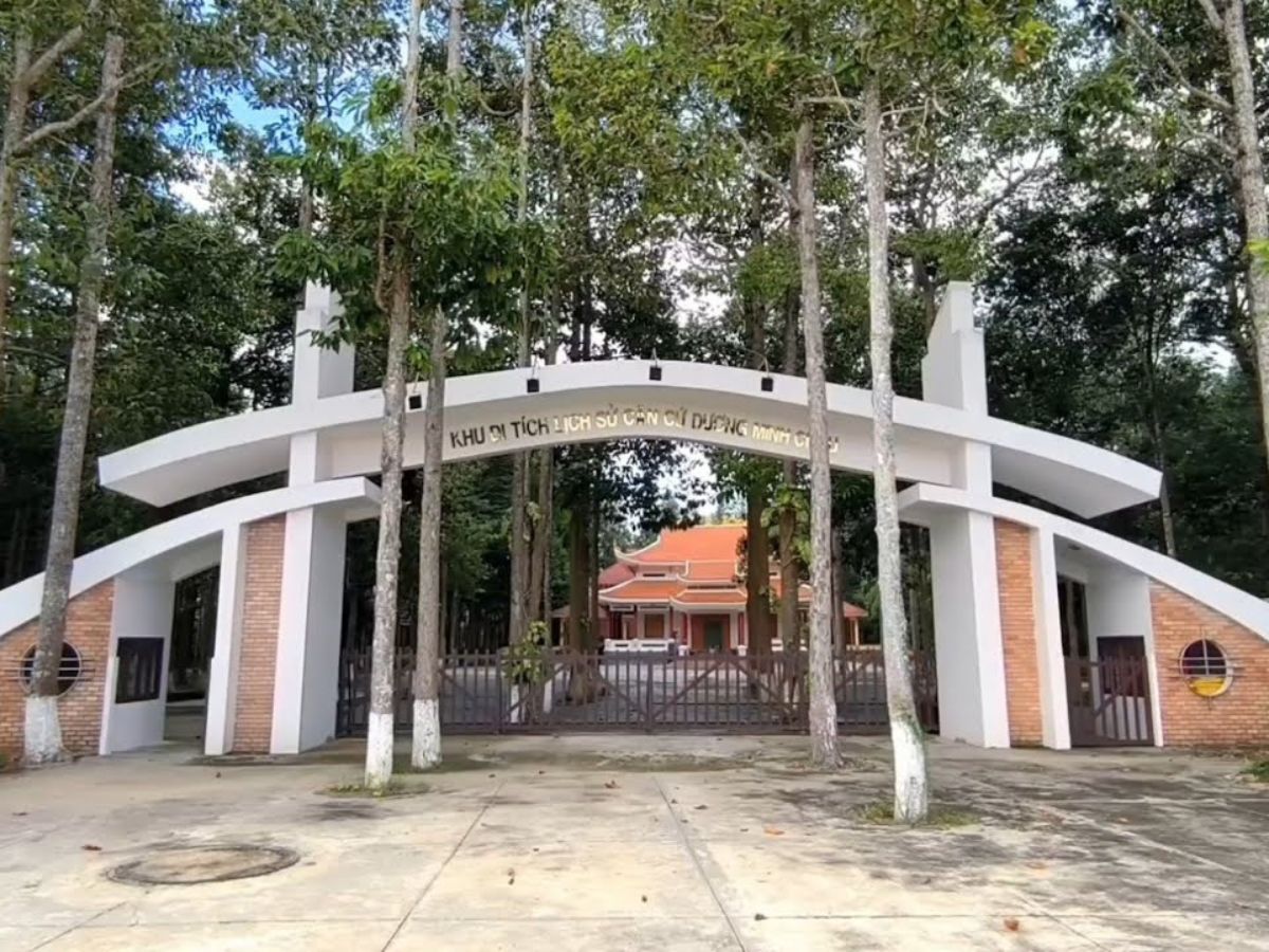 Căn cứ Dương Minh Châu nằm tại ấp Phước Tân, xã Cầu Khởi, Tây Ninh. (Nguồn: Sưu tầm)